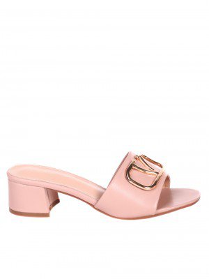 Ежедневни дамски чехли в розово 5M-23005 pink