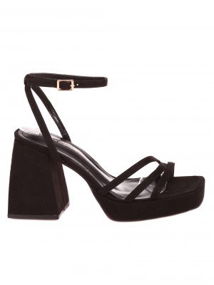 Елегантни дамски сандали на висок ток 4M-23009 black