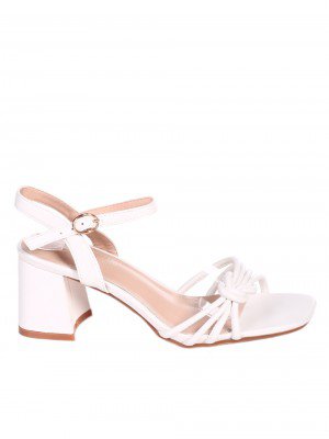 Ежедневни дамски сандали в бяло 4M-23015 white