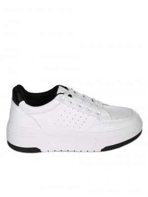 Ежедневни юношески кецове в бяло 13U-23064 white