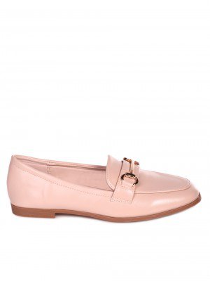 дамски мокасини в бежово 3H-23105 beige