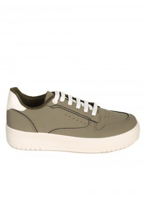 Ежедневни юношески кецове в зелено 13U-23204 khaki