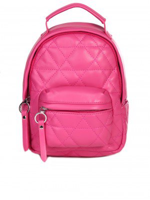 Дамска малка раничка в цвят фуксия 9Q-23068 coral