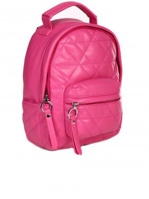 Дамска малка раничка в цвят фуксия 9Q-23068 coral