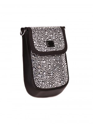 Малка чанта с декоративни камъни 9Q-23079 black