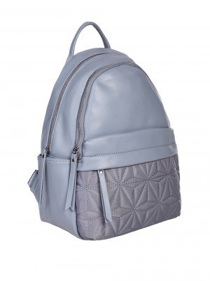 Ежедневна дамска раница с бродерия 9Q-23088 blue