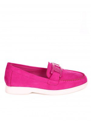 Дамски мокасини в цвят фуксия 3M-23112 fuchsia