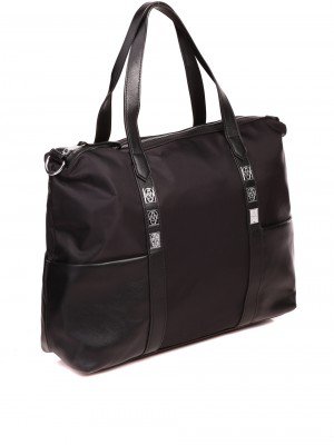 Ежедневна голяма дамска чанта за през рамо 9Q-23089 black