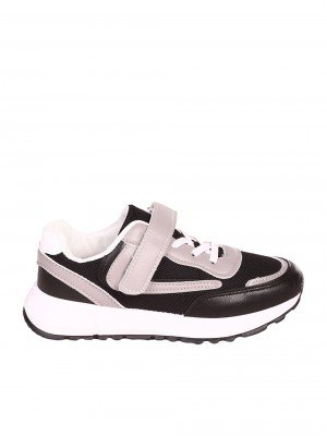 Ежедневни детски комфортни обувки 18U-23236 black/grey