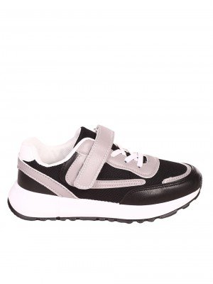 Ежедневни детски комфортни обувки 18U-23236 black/grey