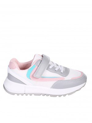 Ежедневни детски комфортни обувки 18U-23236 white/pink/grey