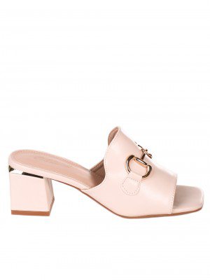Ежедневни дамски чехли в бежово 5M-23031 beige