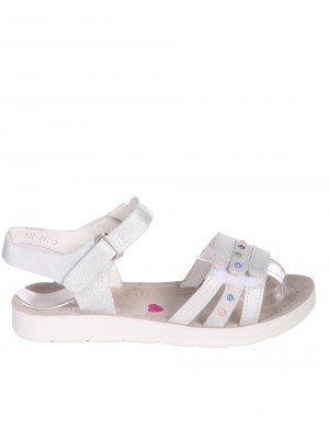 Ежедневни детски комфортни сандали в бяло 17F-23245 white