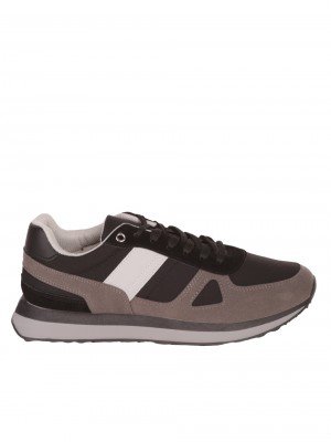 Мъжки обувки в черно и сиво 7U-23574 taupe