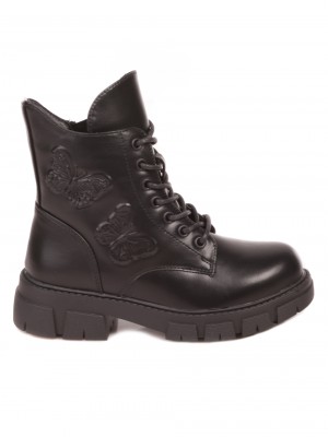 Детски бoти в черно 19R-23582 black