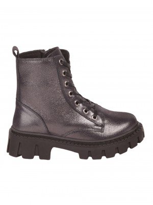 Детски боти от естествена кожа в черно 19AT-23760 black