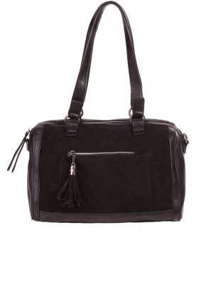 Ежедневна дамска чанта в черно 9Q-23670 black