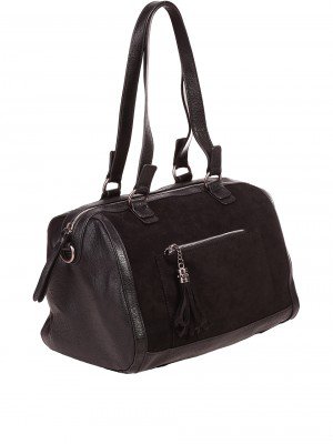 Ежедневна дамска чанта в черно 9Q-23670 black
