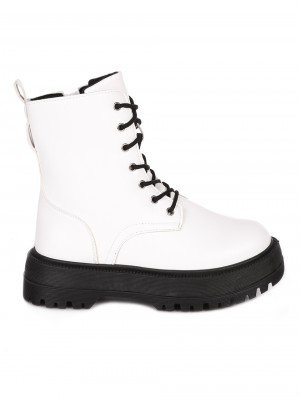 Ежедневни боти в бяло 2U-21517 white S