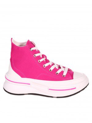 Ежедневни дамски кецове в цвят фуксия 2U-24081 fuchsia