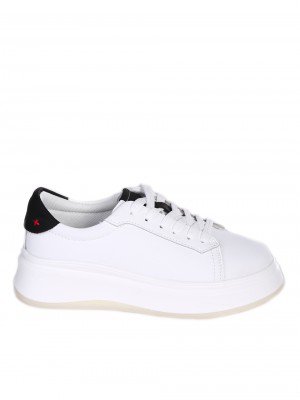 Eжедневни дамски обувки от естествена кожа 3AF-24094 white/black