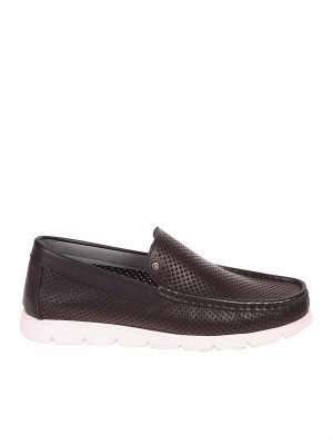 Мъжки мокасини от естествена кожа 7AT-24353 black