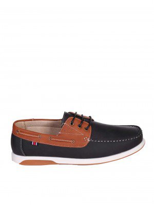 Ежедневни мъжки обувки в черно 7H-24191 black