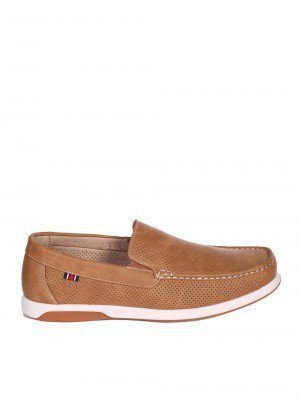 Ежедневни мъжки обувки в бежово 7H-24190 beige