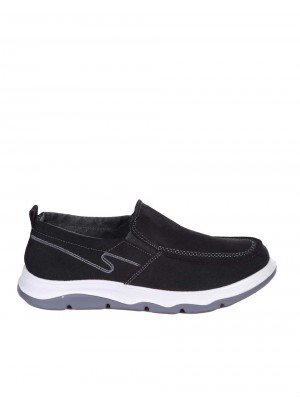 Ежедневни мъжки обувки в черно 7H-24188 black