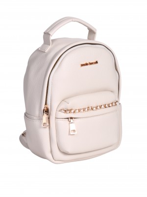 Ежедневна дамска раница в бяло 9Q-24272 white
