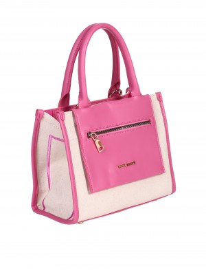 Ежедневна дамска чанта в розово 9Q-24278 pink