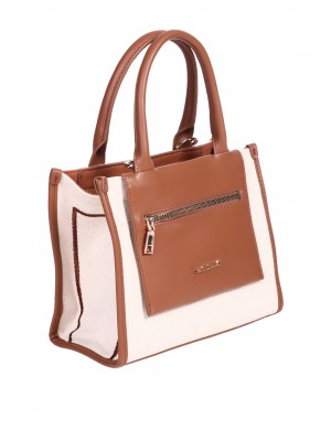 Ежедневна дамска чанта в бежово 9Q-24278 beige