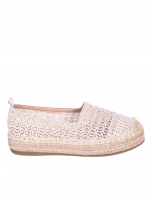Ежедневни дамски обувки в бежово 3H-24180 beige