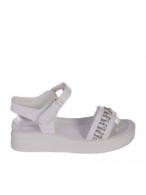Ежедневни детски сандали в бяло 17F-24225 white