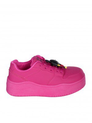Ежедневни дамски обувки, тип кец, в цвят фуксия 3U-25218 fuchsia