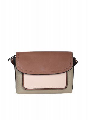 Ежедневна дамска чанта в зелен/бежов цвят 9Q-25293 green