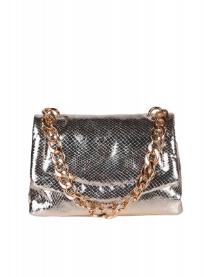 Ежедневна дамска чанта в златисто 9V-25272 lt.gold