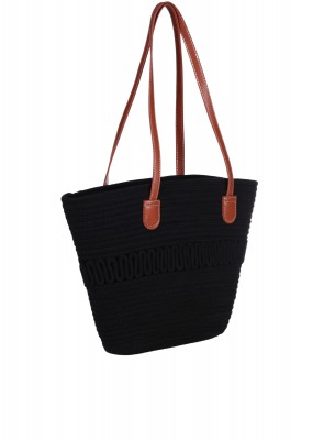 Ежедневна дамска чанта в черно 9V-25279 black