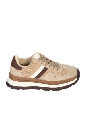 Ежедневни дамски обувки в бежово 3U-25504 beige