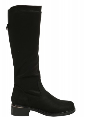 Елегантни дамски ботуши в черно 1R-25565 black (24580)