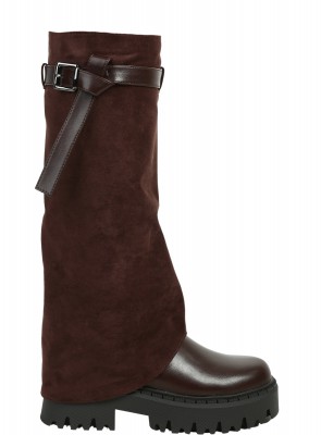 Ежедневни дамски ботуши в кафяво 1R-25575 brown