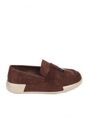 Ежедневни дамски обувки в кафяво 3C-25623 brown