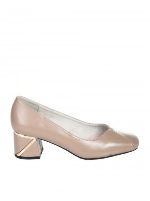 Елегантни дамски обувки на ток в бежово 3C-25993 beige