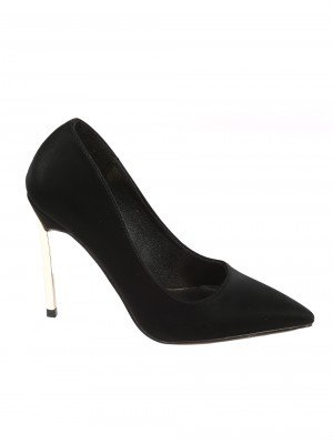 Елегантни дамски обувки, на висок ток, в черно 3M-26033 black (24663)(25207)
