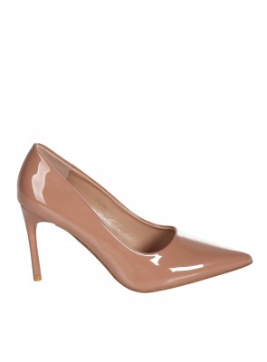 Елегантни дамски обувки, на висок ток 3M-26052 beige