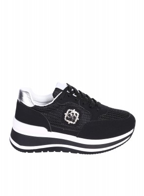 Ежедневни дамски обувки в черен цвят 3U-26065 black