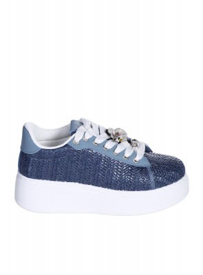 Ежедневни дамски обувки в синьо 3U-26068 blue