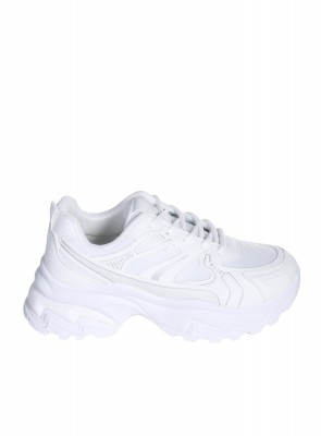 Ежедневни дамски обувки в бяло 3U-26071 all white