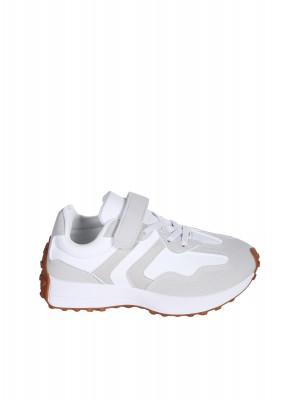 Ежедневни детски обувки в сиво/бял цвят 18U-26074 grey