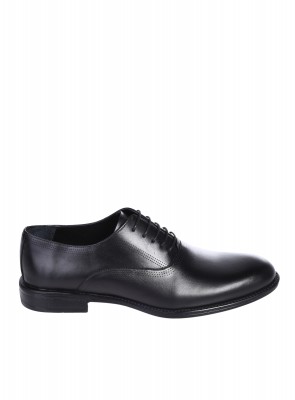 Eлегантни мъжки обувки от естесвена кожа в черно 7AT-26277 black